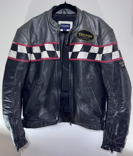 Triumph leather motorcycle - leather,