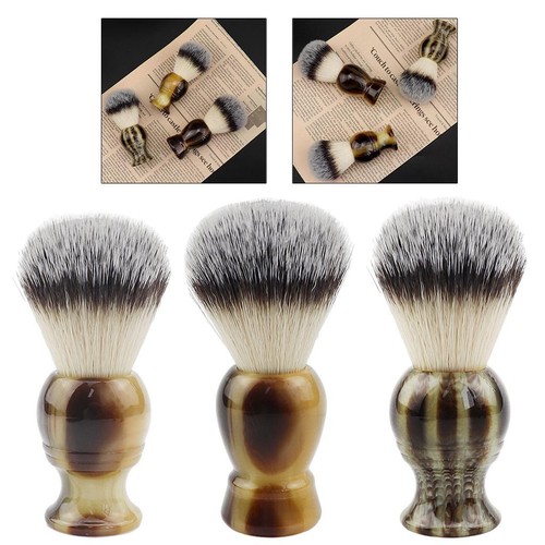 Men shaving brush set black - brush,