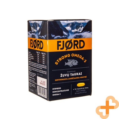 Fjord strong omega fish oil - strong, omega-3