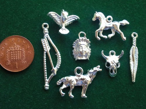 Mixed native american charms - mixed,
