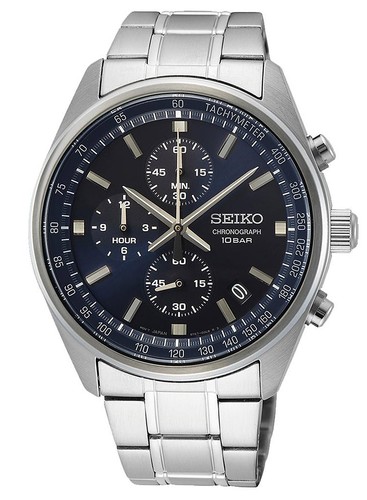 Seiko chronograph men watch - men's,