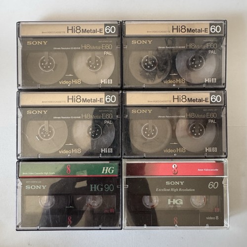 Sony hi8 metal - 6x,