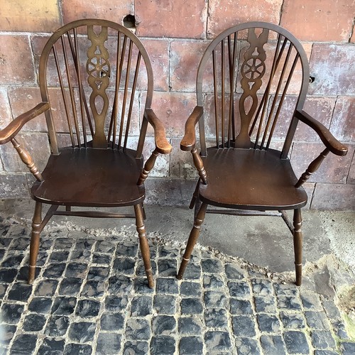 Lovely pair vintage wheel - of,