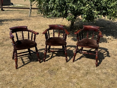 Vintage pub chairs captains - vintage,