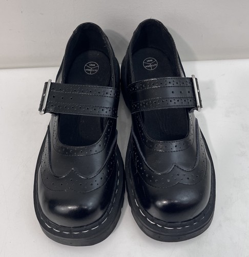 Leather brogue black - t.u.k.,