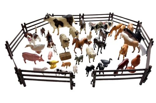 Lot plastic vintage farm - lot,