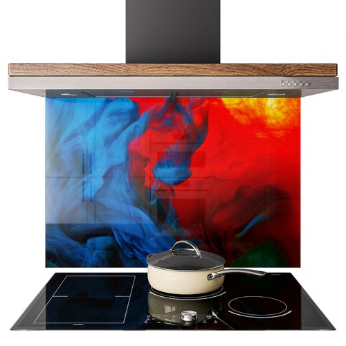 Glass splashback kitchen tile - splashback,