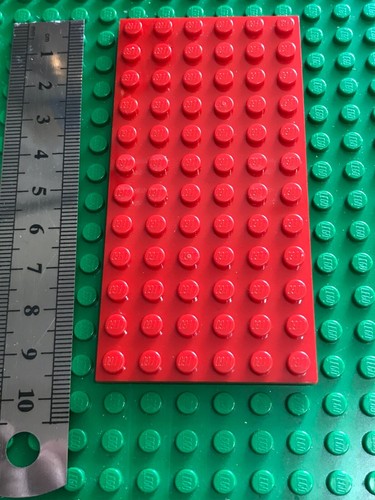 Lego large baseplate red base - lego,