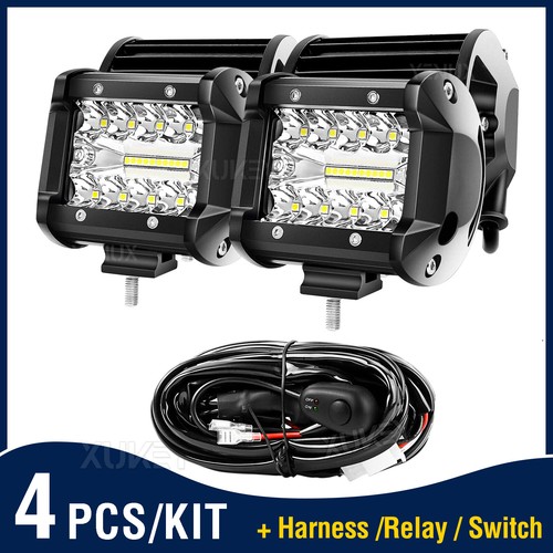 Led work light bar - 4x,