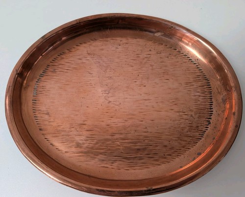 Antique copper tray - antique,