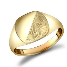 9ct yellow gold - yellow, cushion