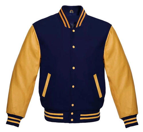 Varsity letterman navy - varsity,