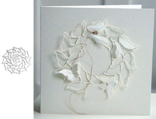 Butterfly circle metal cutting - butterfly,