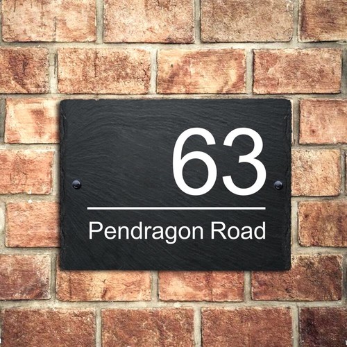 Personalised slate plaques - plaques, uv