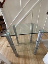 4 Tiers Table Glass Top Matt
