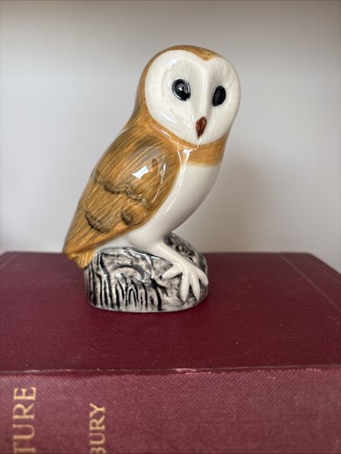 Quail ceramics barn owl figure - barn,