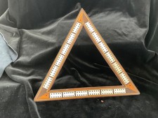 Antique Triangular CRIBBAGE