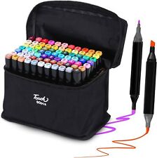 80pc Colouring Pens Dual Tip