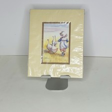 Faye Whittaker Art Print "Shoo", Mounted not framed.  10cm x 15cm