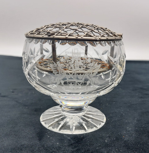Thomas webb crystal rose bowl - webb,