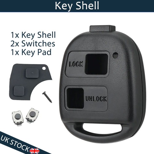 Button remote key fob case - button,