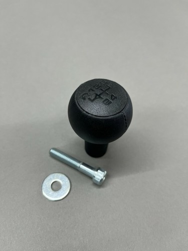 Black leather gear knob - , for