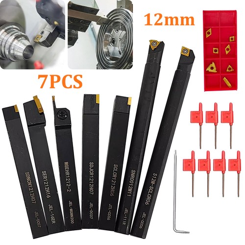7pcs 12mm shank - 7pcs, turning
