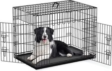 PET CRATE METAL FOLDING CARRIER HEAVY DUTY OUTDOOR INDOOR DOG TRAINING