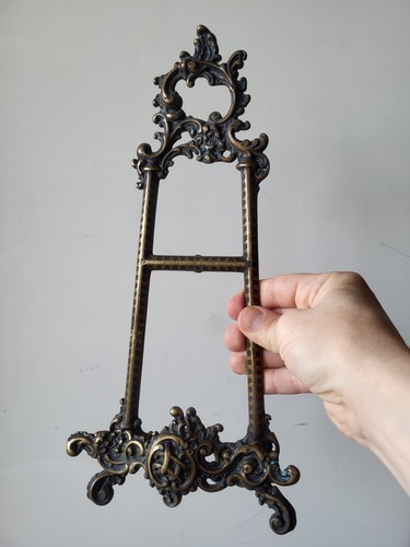 Antique rococo bronze - antique, plate