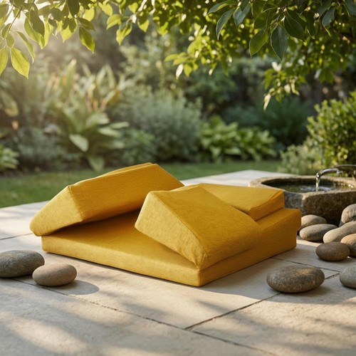 Foldable meditation cushion - foldable,