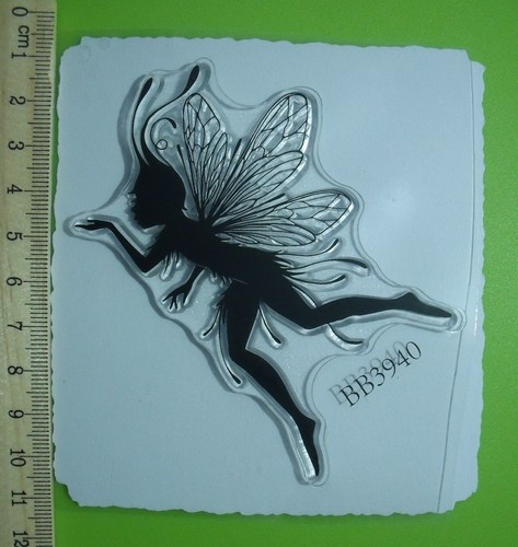 Flying fairy clear - clear, cling