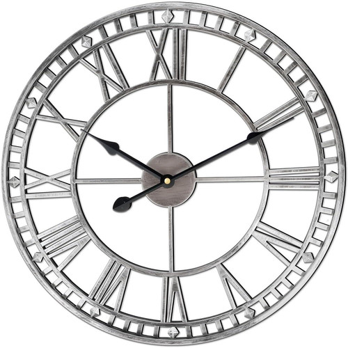 Large skeleton wall clock - large,