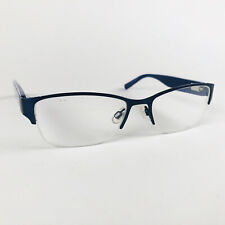 ROXY Eyeglasses Satin Blue Semi Frameless Eyeglasses Frames Mod: 45 30472754