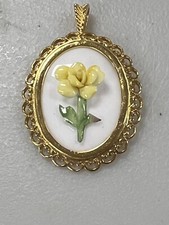 Porcelain Yellow Rose Flower