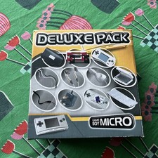 Nintendo Gameboy Micro Deluxe Pack faceplates charger case brand new boxed