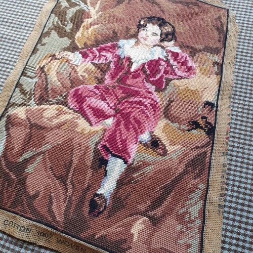 Complete large vintage wool