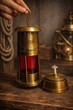 Antique Style Brass Miner's