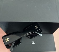 Chanel rectangle sunglasses