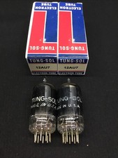 MATCHED PAIR TUNG SOL 12AU7