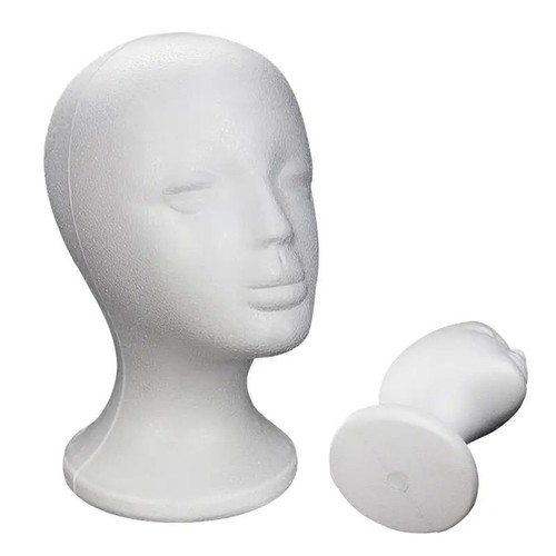 Polystyrene foam head dummy - foam,