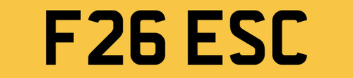 Ford escort rare digit 1988 - 2,