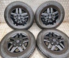 16"FIAT DUCATO,RELAY, BOXER GENUINE SET OF BLACK ALLOY WHEELS 5x130