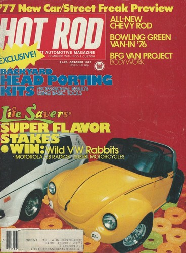 Hot rod magazine - magazine, 1976