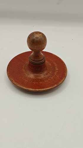 Antique wooden butter stamp - wooden,