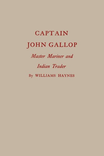 Captain john gallop master - captain,