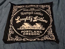 Vintage Langlitz Leathers Bandana Handkerchief Dew Rag Scarf Rare 