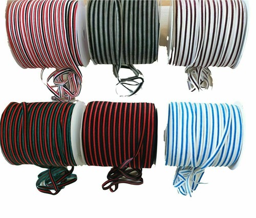 Velvet ribbon striped 10mm - ribbon, by