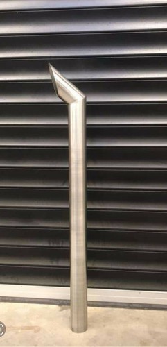 Stainless exhaust pipe - stainless,
