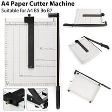 Home Office White Professional Size A4/B7/B5 Paper Guillotine Cutter Trimmer EF2