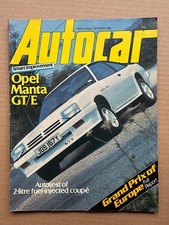 OPEL MANTA GT-E AUTOCAR